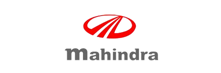 Mahindra logo red text